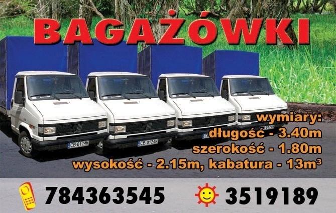 Transport przeprowadzki tragarze bydgoszcz, kujawsko-pomorskie