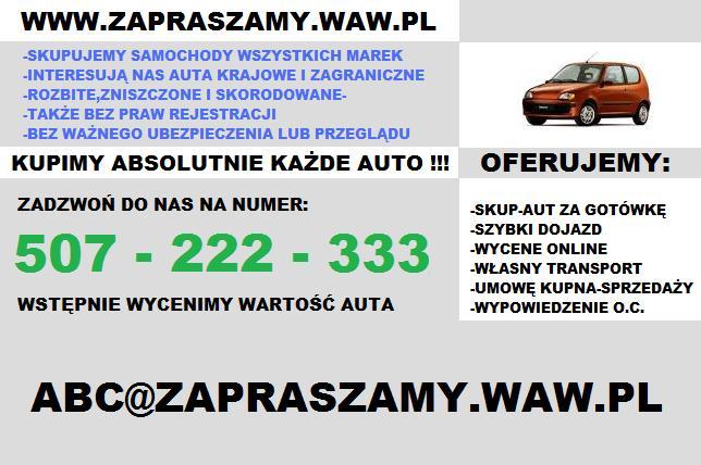 SKUP AUT WARSZAWA SAMOCHODOW GOTÓWKA, mazowieckie