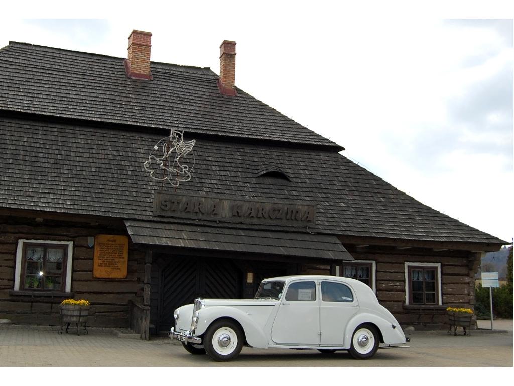 SAMOCHÓD DO ŚŁUBU 1951 - ŻYWIEC, RADZIECHOWY, śląskie