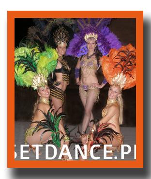 Grupa Taneczna SETDANCE - pokaz tańca, samba show, rewia tańca.