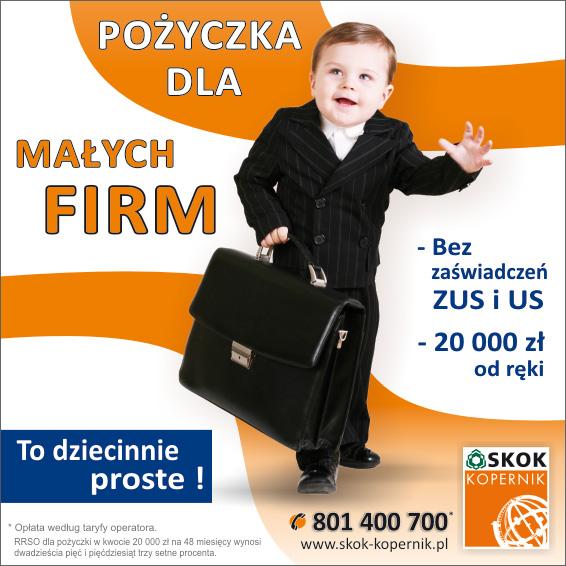 Bez US, ZUS PIT Pożyczka, Kredyt dla Małych Firm