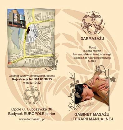 DAR MASAŻU - Gabinet masażu i terapii manualnych, Opole, opolskie
