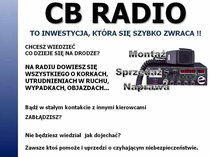 SPRZEDAŻ CB Radio, MONTAŻ,NAPRAWA CB,ANTENY CB, Łódż, łódzkie