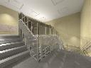 Projekt klatki schodowej i detalu architektonicznego w postaci balustrady