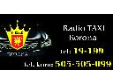 Radio Taxi KORONA zaprasza tel.41/19199,tel.kom.505 505 099