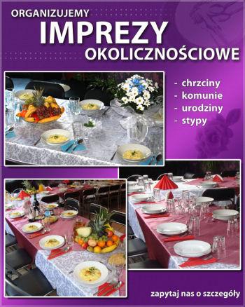 Organizacja imprez okolicznościowych.