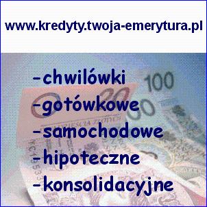 Kredyty Szydłowiec Kredyty bez BIK Szydłowiec, Szydłowiec, Chlewiska, Orońsko, Jastrząb, Mirów, mazowieckie