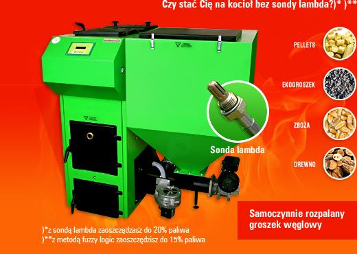 KOCIOŁ PELLETS FUZZY LOGIC 40 kW z sondą Lambda, Puck, pomorskie