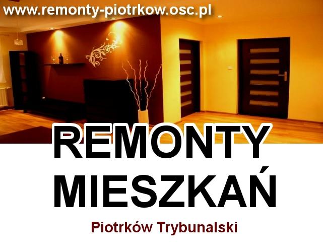 Remonty mieszkań wykończenie wnętrz Piotrków Trybunalski tel.kom 795 669 392