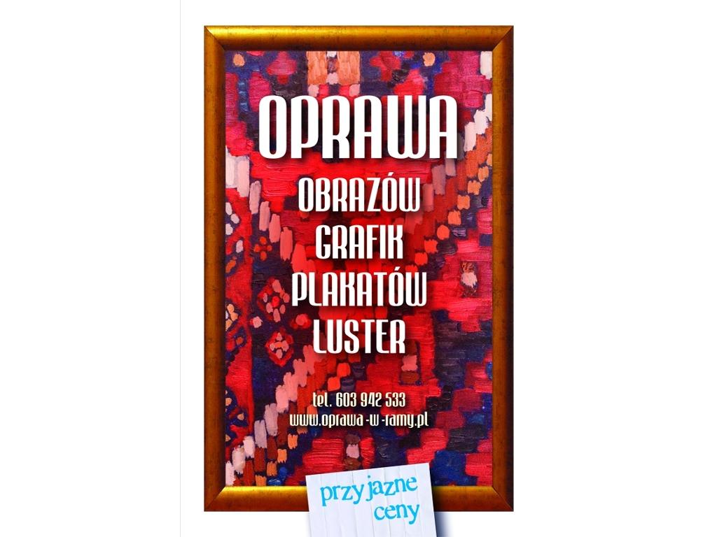 oprawa obrazów - plansza