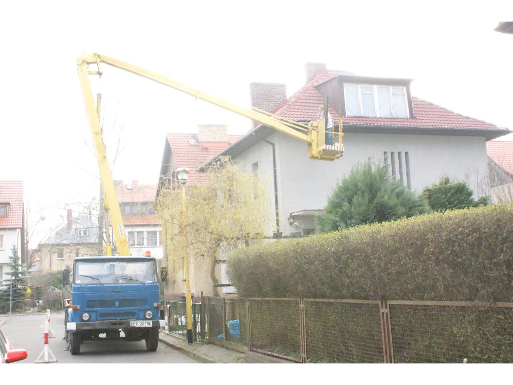 Wynajem podnośnika koszowego i usługi wysokości, Szczecin  okolice, zachodniopomorskie