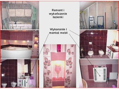 kompleksowe wykończenie łazienki-wnęki, oświetlenie, meble, glazura - kliknij, aby powiększyć