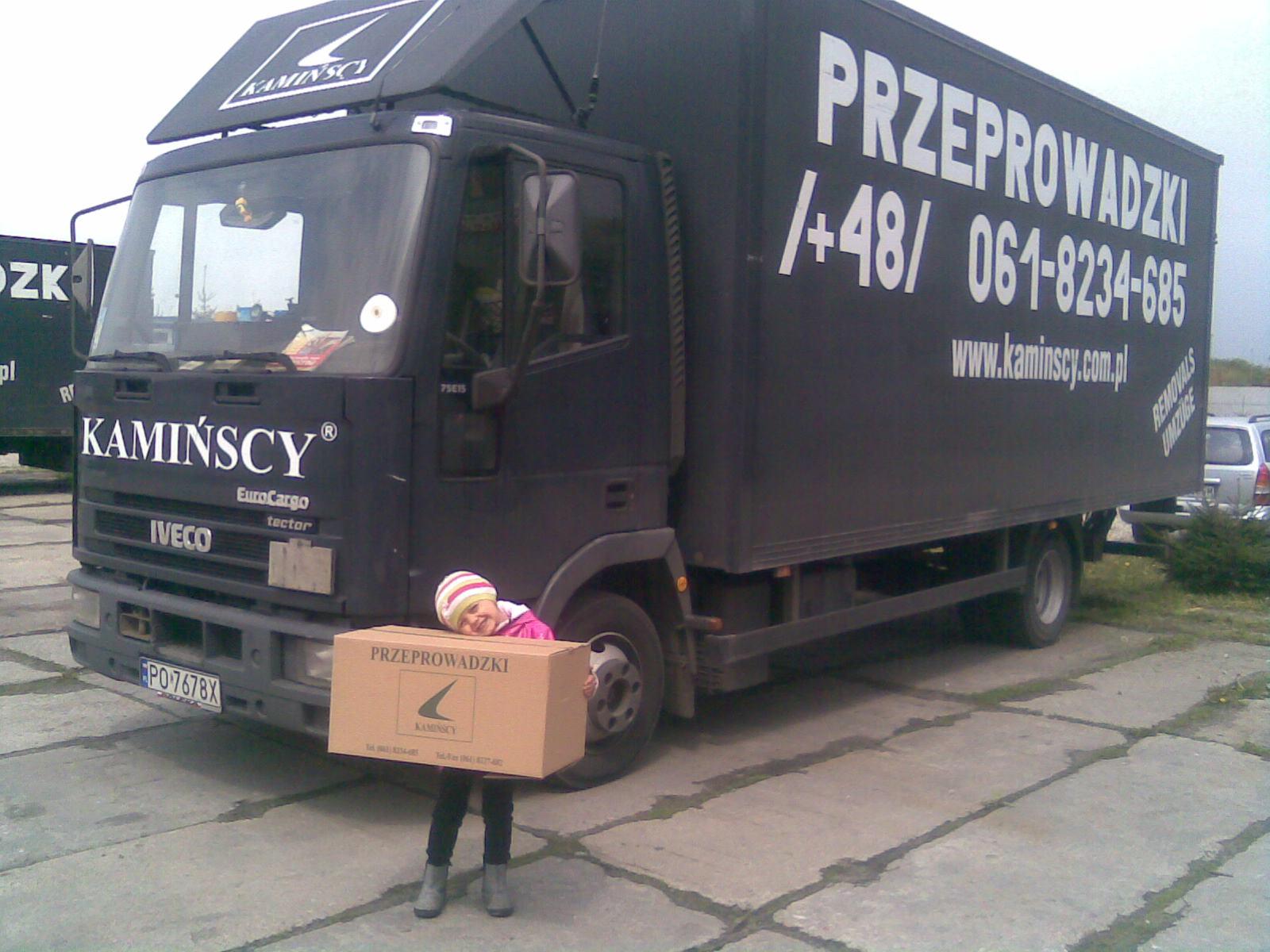 KAMINSCY PRZEPROWADZKI TRANSPORT Poznan zał 1986, Poznań, wielkopolskie