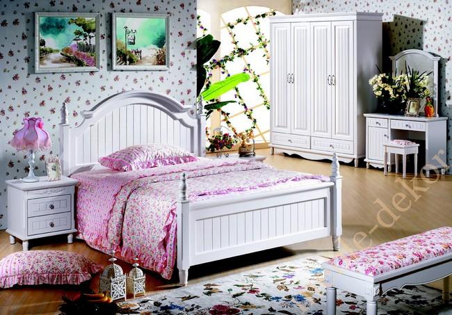 Łóżko białe 150x190 seria Księżniczka #801, Stara Iwiczna, mazowieckie