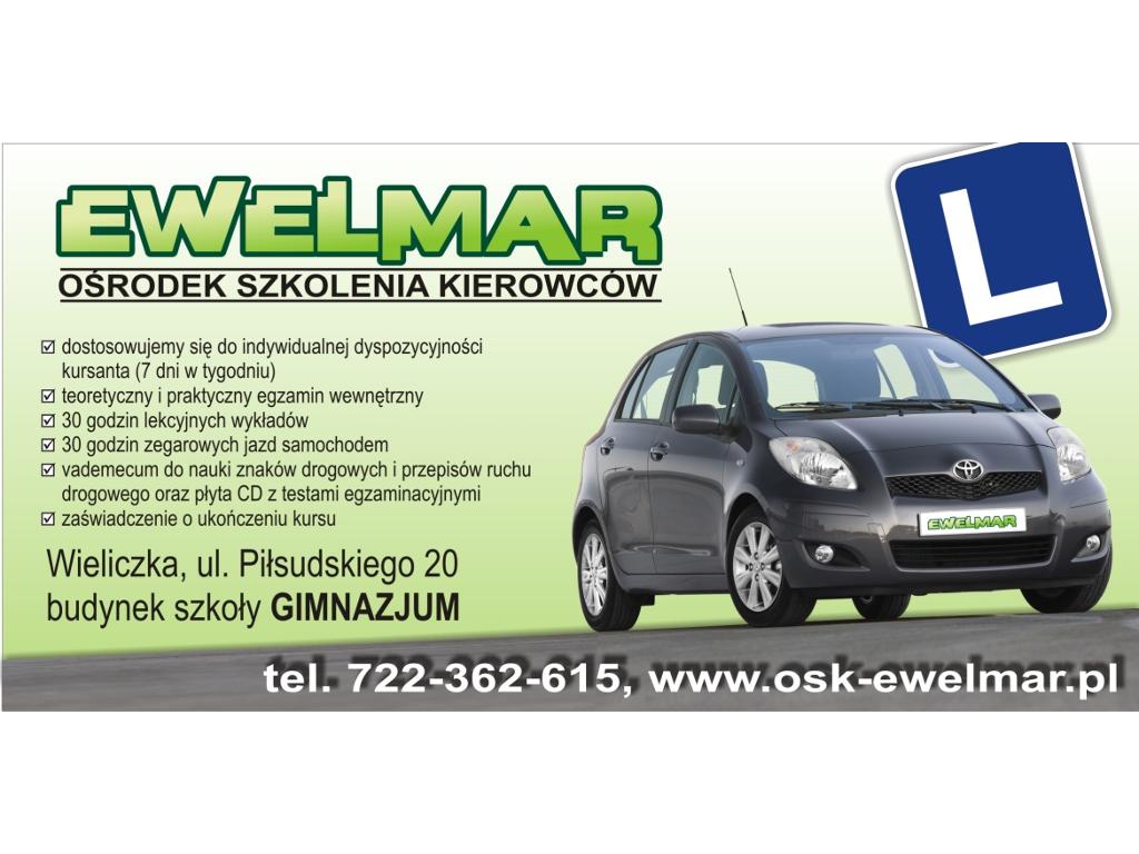 Ośrodek Szkolenia Kierowców  EWELMAR, Wielliczka, małopolskie