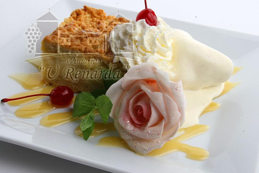 Przykładowy deser w wykonaniu Restauracji U Renarda