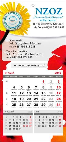 Kalendarze -drukarnia- trójdzielne 299zł/100szt!, Katowice, śląskie