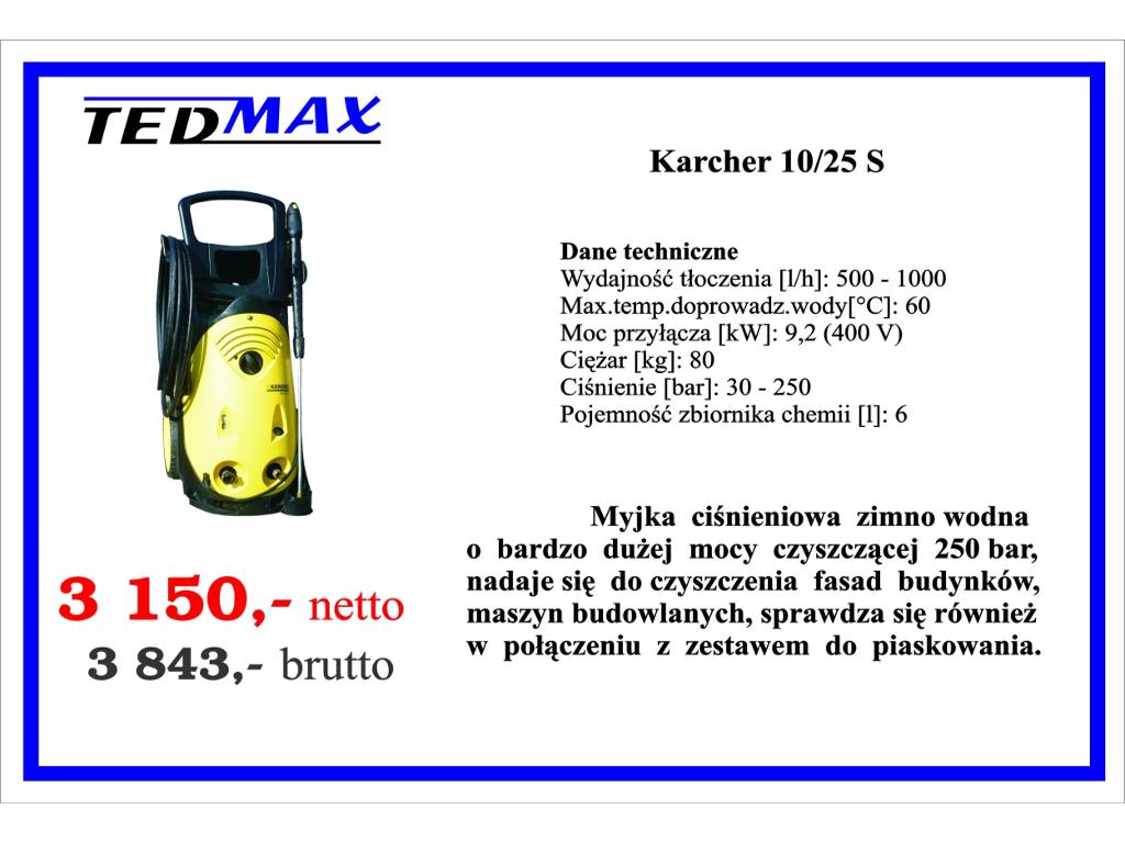 Karcher 10/25 S używany gwarancja 6-mcy