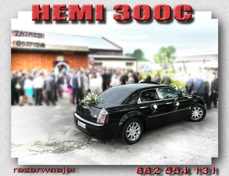 Limuzyna do ślubu Podkarpacie Chrysler 300C HEMI , Rzeszów, podkarpackie