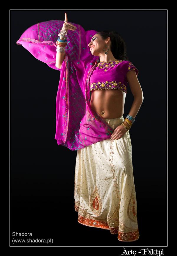 zdjęcie indyjskiej tancerki - fot.W.Kumpicki