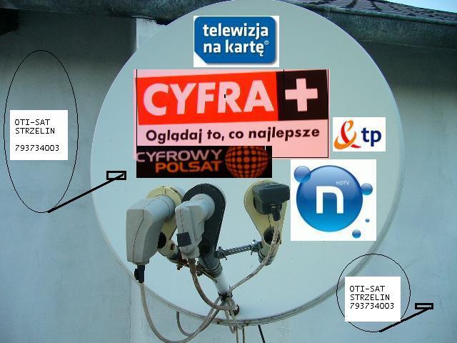 STRZELIN MONTAZ ANTEN SATELITARNYCH TYLKO 99ZŁ , dolnośląskie