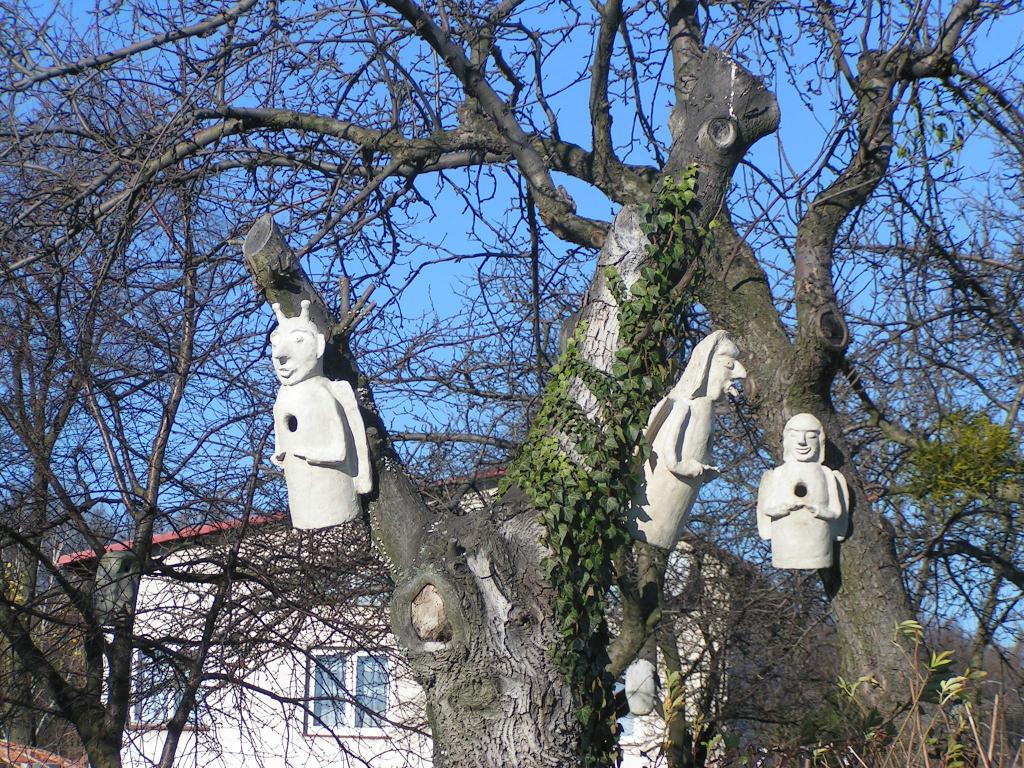 Artystyczne budki lęgowe dla ptaków , Rudzica, śląskie