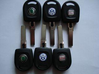 ORYGINALNY KLUCZ VW SEAT SKODA Z PROGRAMOWANIEM 