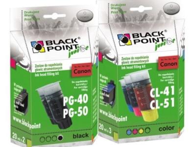Przykładowe zdjęcie: napełniacze BlackPoint do Canon PG-40 i CL-41 - kliknij, aby powiększyć