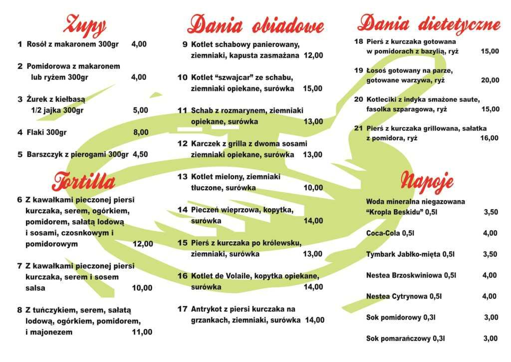 Nasze Menu