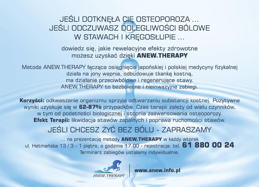 Osteoporoza -autoregeneracja tkanki kostnej, POZNAŃ, wielkopolskie