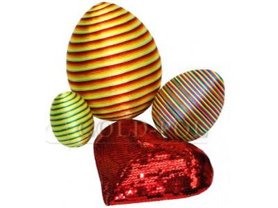 Ręcznie zdobione jajka styropianowe decoupage www.goldpol.eu - kliknij, aby powiększyć