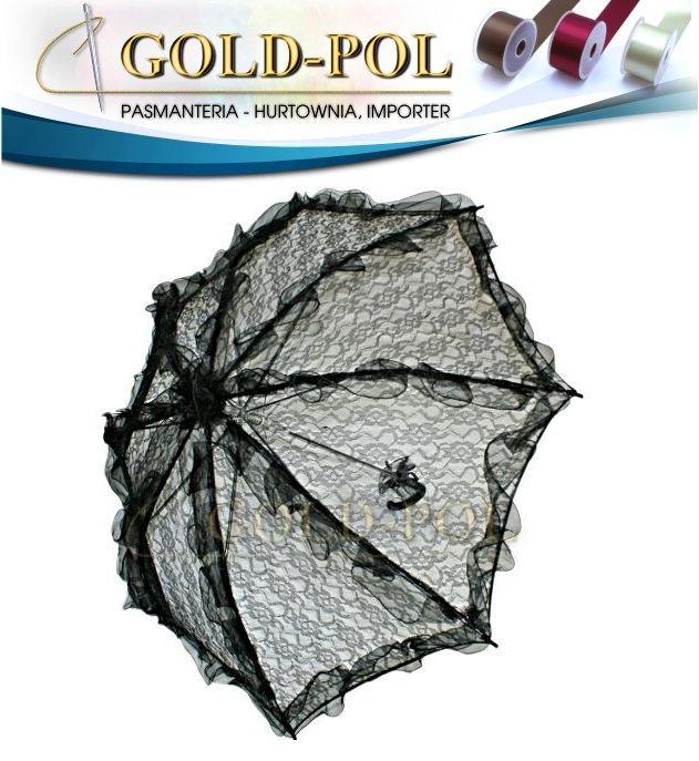 Parasol parasolka koronkowa koronka ślub sesja www.goldpol.eu