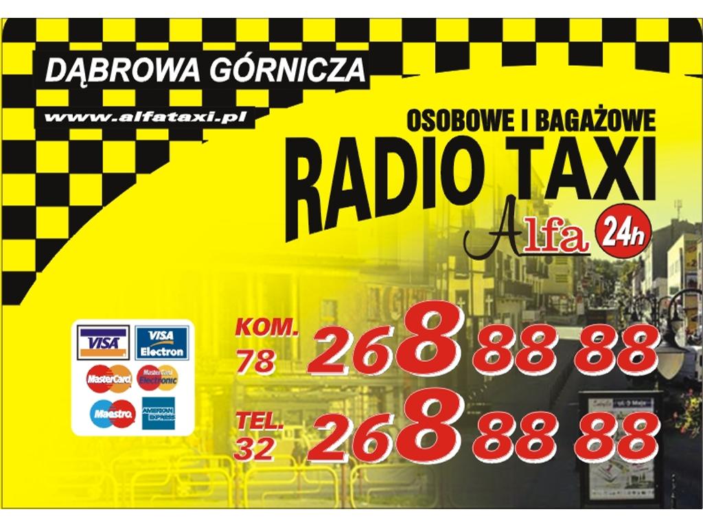 Radio Taxi ALFA , Dąbrowa Górnicza, śląskie