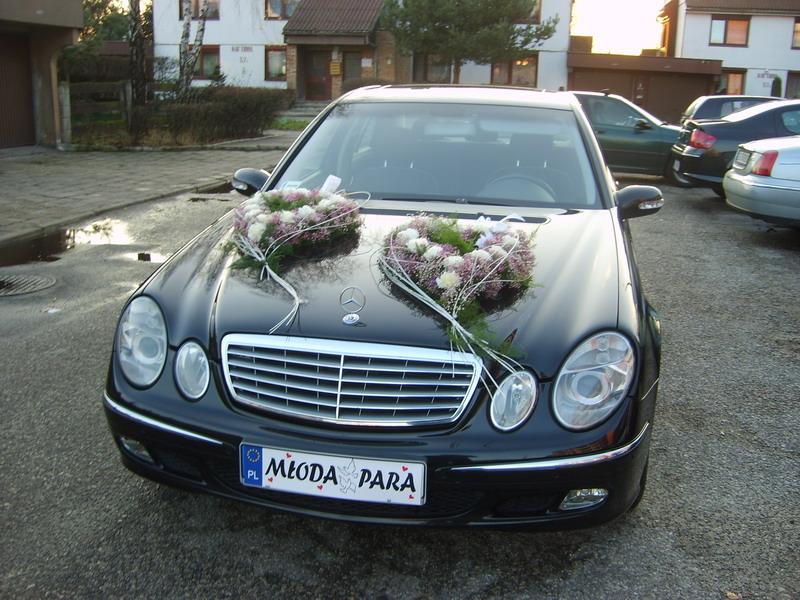 Samochód do Ślubu !!! Czarny Mercedes E klasa !!, Dąbrowa