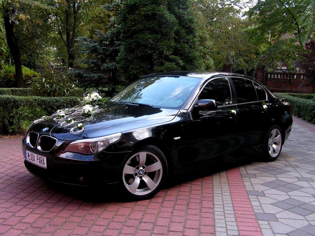 Auto do ślubu -BMW E60 535 Lubliniec   Śląsk , KAtowice  Tarnowskie Góry , śląskie