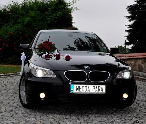 Auto do ślubu -BMW E60 535 Lubliniec   Śląsk , KAtowice  Tarnowskie Góry , śląskie