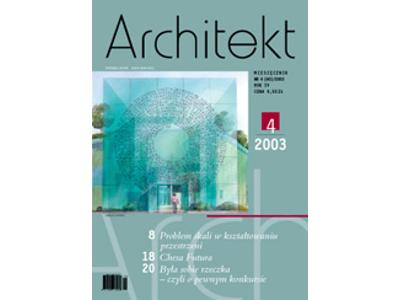 miesięcznik Architekt" - kliknij, aby powiększyć