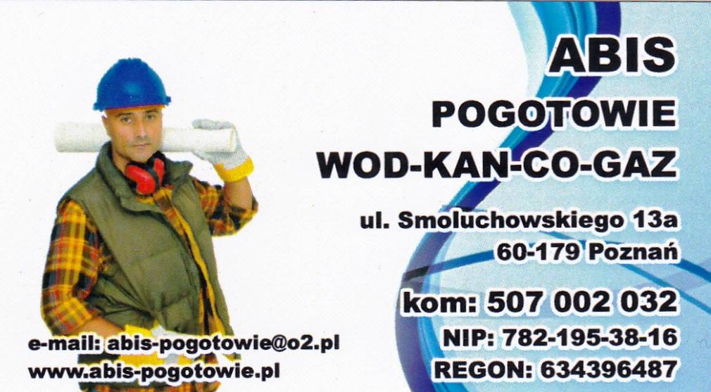 ABIS Pogotowie wod-kan-co-gaz, Poznań, wielkopolskie