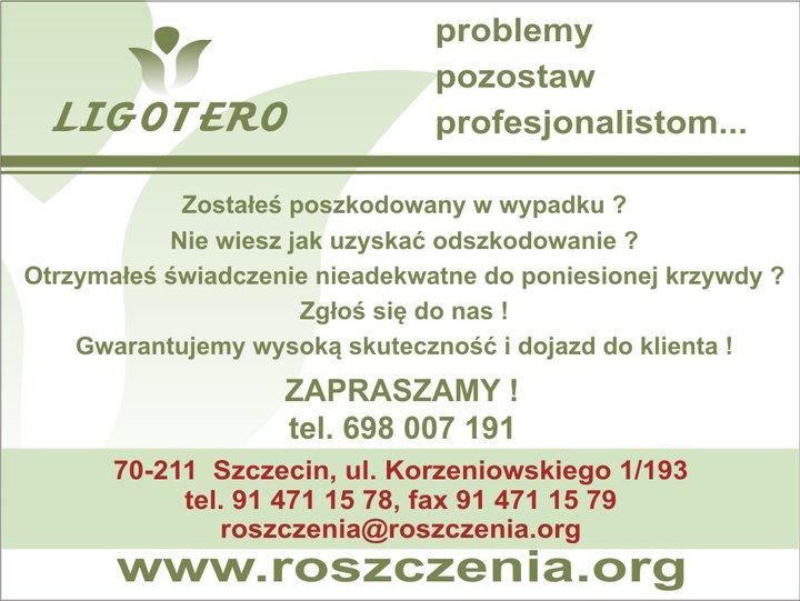 Ligotero - dochodzenie odszkodowań