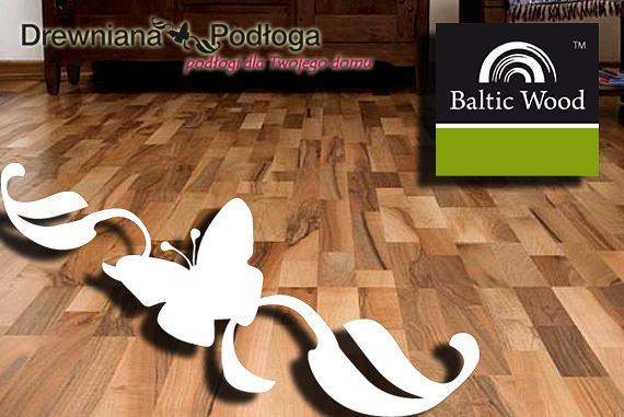 Baltic Wood Orzech europejski comfort, klepka, lakier półmat