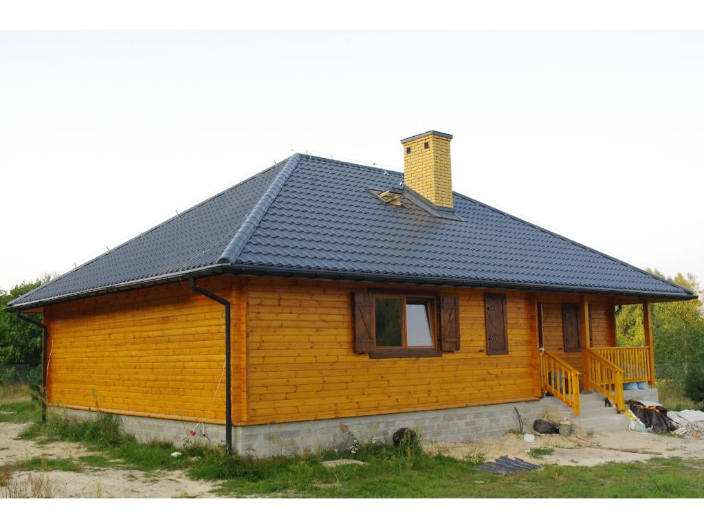 ZPD GARBATKA, dom drewniany całoroczny typ POLANKA