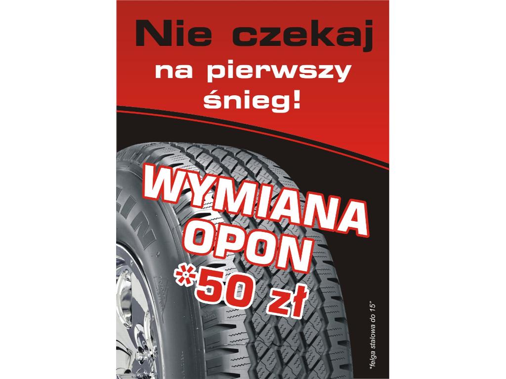 WYMIANA OPON I KOMPUTEROWE WYWAŻANIE KÓŁ- 45ZŁ, KRAKÓW, małopolskie