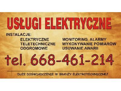 Usługi elektryczne Chrzanów/małopolska/śląsk - kliknij, aby powiększyć