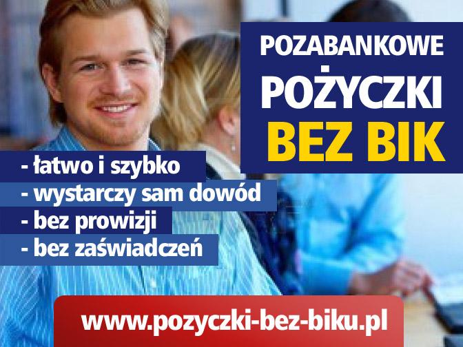 Szybkie Pożyczki bez BIKu - cała Polska, mazowieckie
