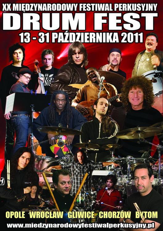 Miedzynarodowy festiwal perkusyjny drum fest , Opole, Nysa, Wrocław, Bytom, Chorzów, Gliwice, opolskie