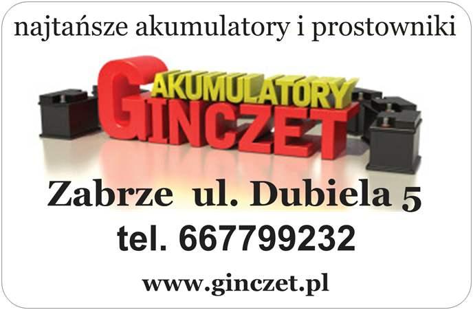 AKUMULATORY - Sprzedaż - Ginczet, Zabrze, śląskie