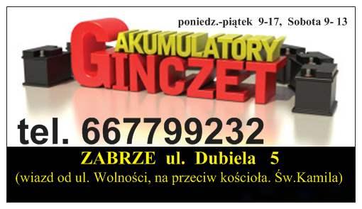 AKUMULATORY - Sprzedaż - Ginczet, Zabrze, śląskie