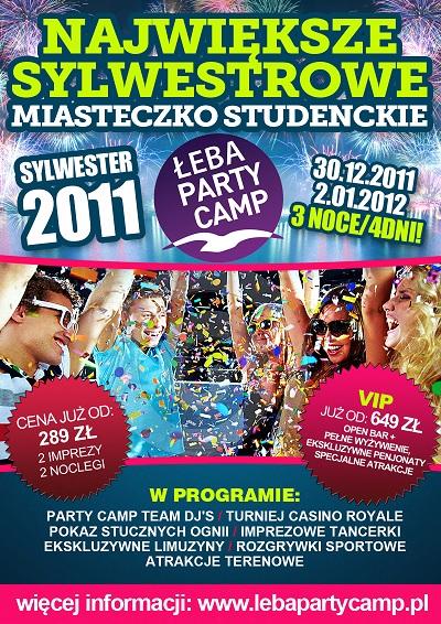 Zapraszamy na Sylwestra w Łebie! Łeba Party Camp!