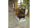fotel po renowacji tapicerki i drewna