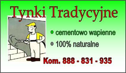 Oferuję tynki maszynowe tradycyjne Białystok, podlaskie